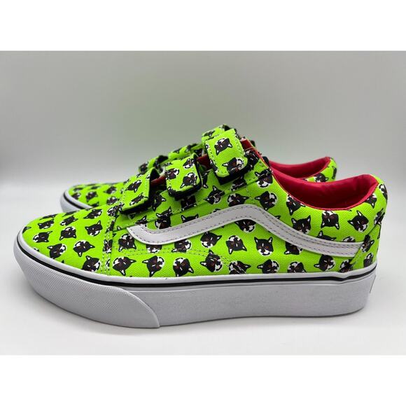 Vans Vault X Sarah Andelman Soko Old Skool Lime Green Size M8.5/W10 NEW - Picture 15 of 16